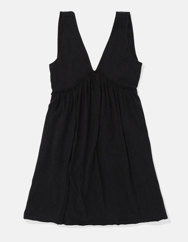 Vestido AE largo para mujer - Negro