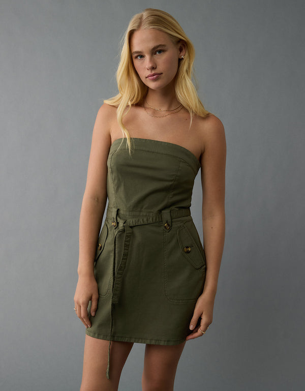 Vestido Utility Mini Ae Tube - Generico