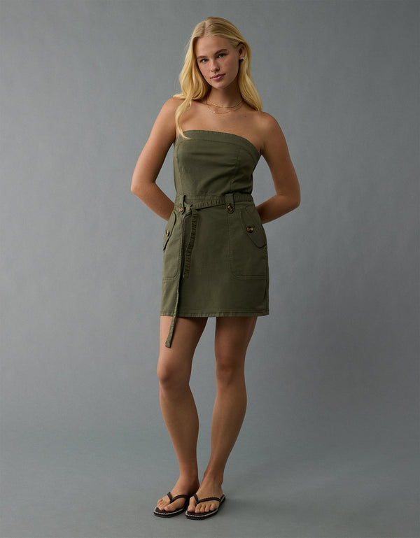 Vestido Utility Mini Ae Tube - Generico