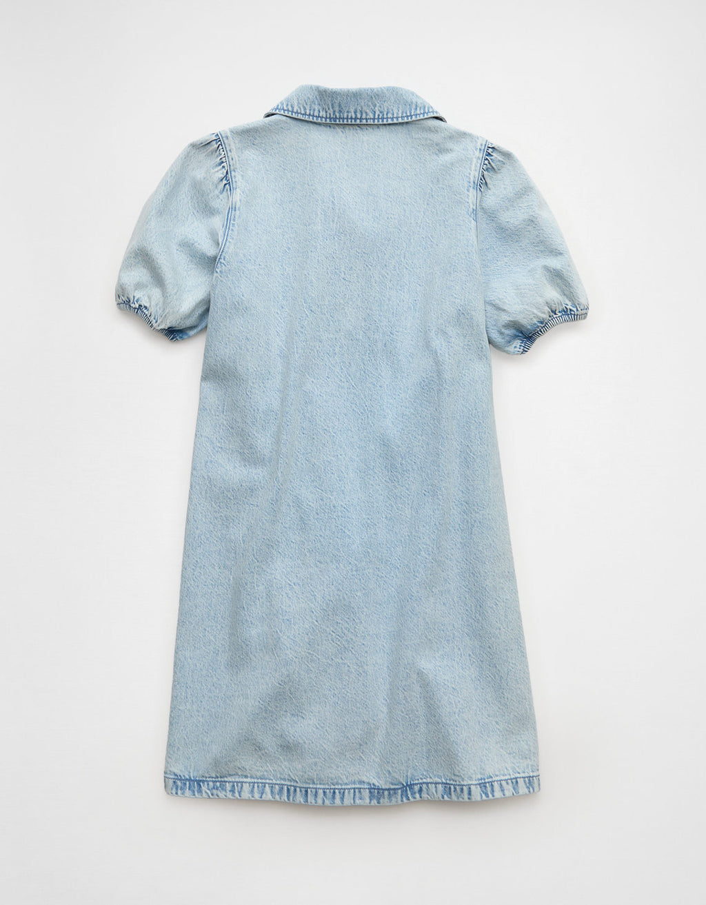 Vestido Camisero Mini Ae - Azul 0395_8717_764_b