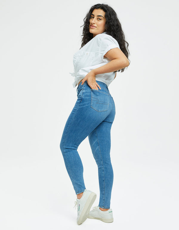 Jegging AE Ne(x)t Level de tiro bajo - Azul
