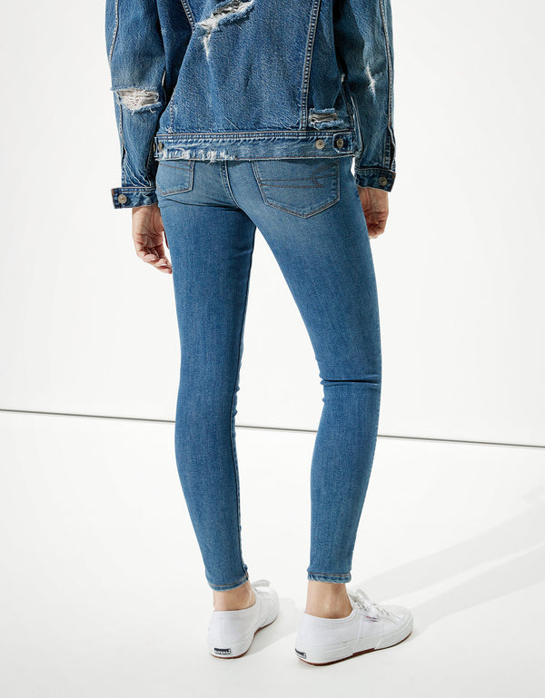 Jegging AE Ne(x)t Level de tiro bajo - Azul