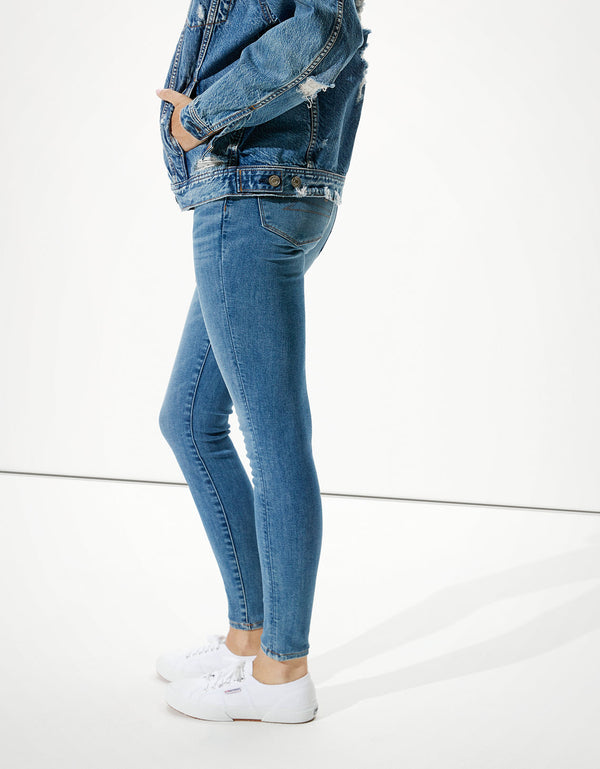 Jegging AE Ne(x)t Level de tiro bajo - Azul