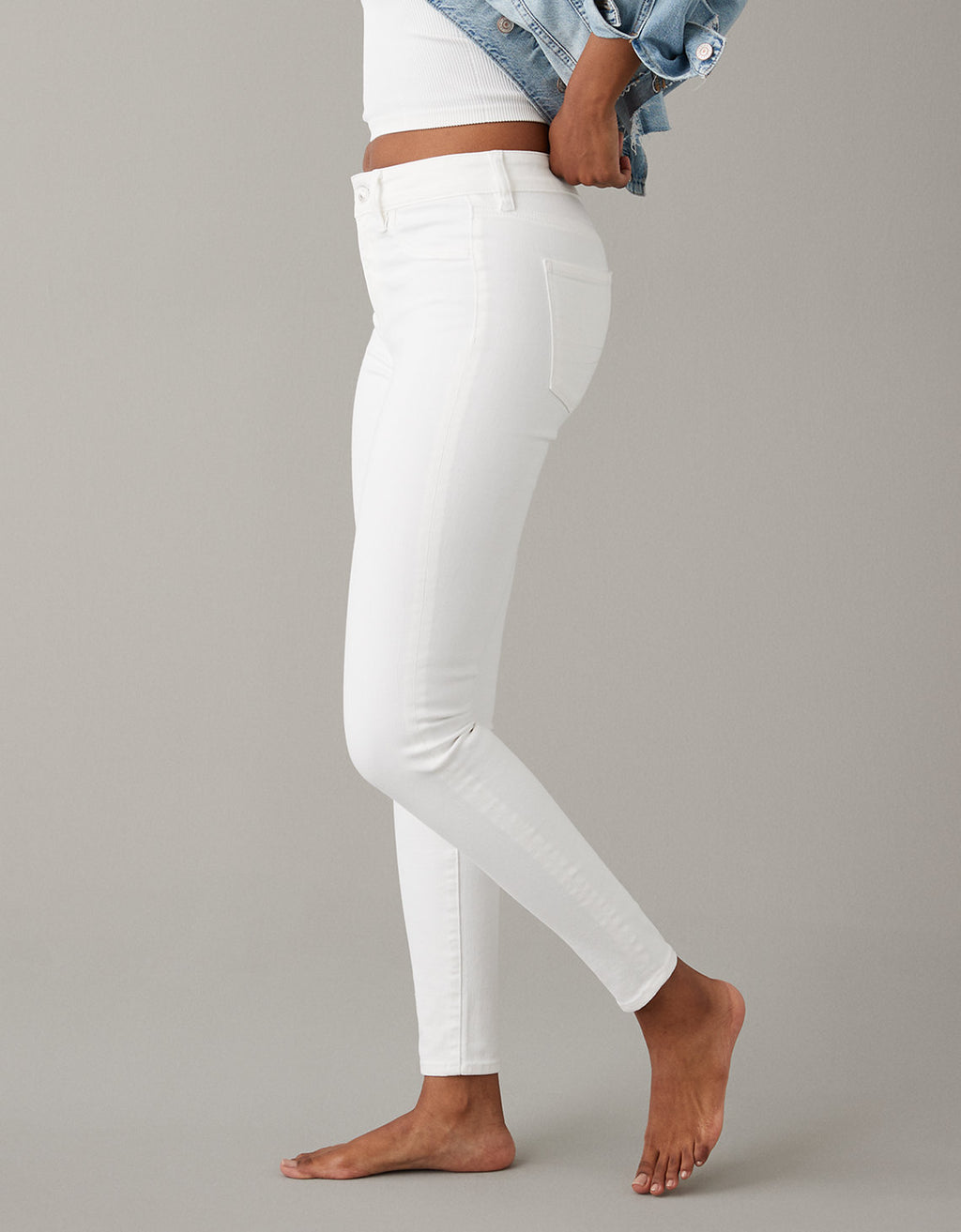 Jegging Ae tiro alto, Ne(x)t Level  - Blanco 0433_3746_110_os