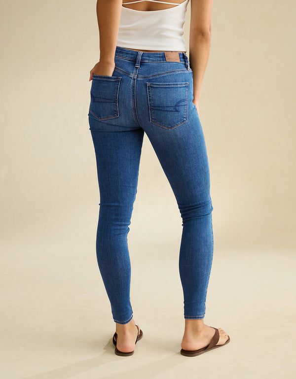Jegging Ae  Next Level de cintura alta - Azul