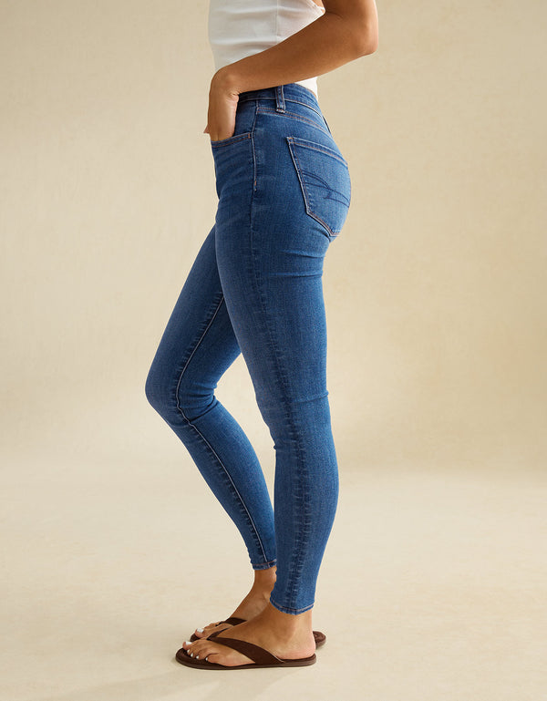 Jegging Ae  Next Level de cintura alta - Azul