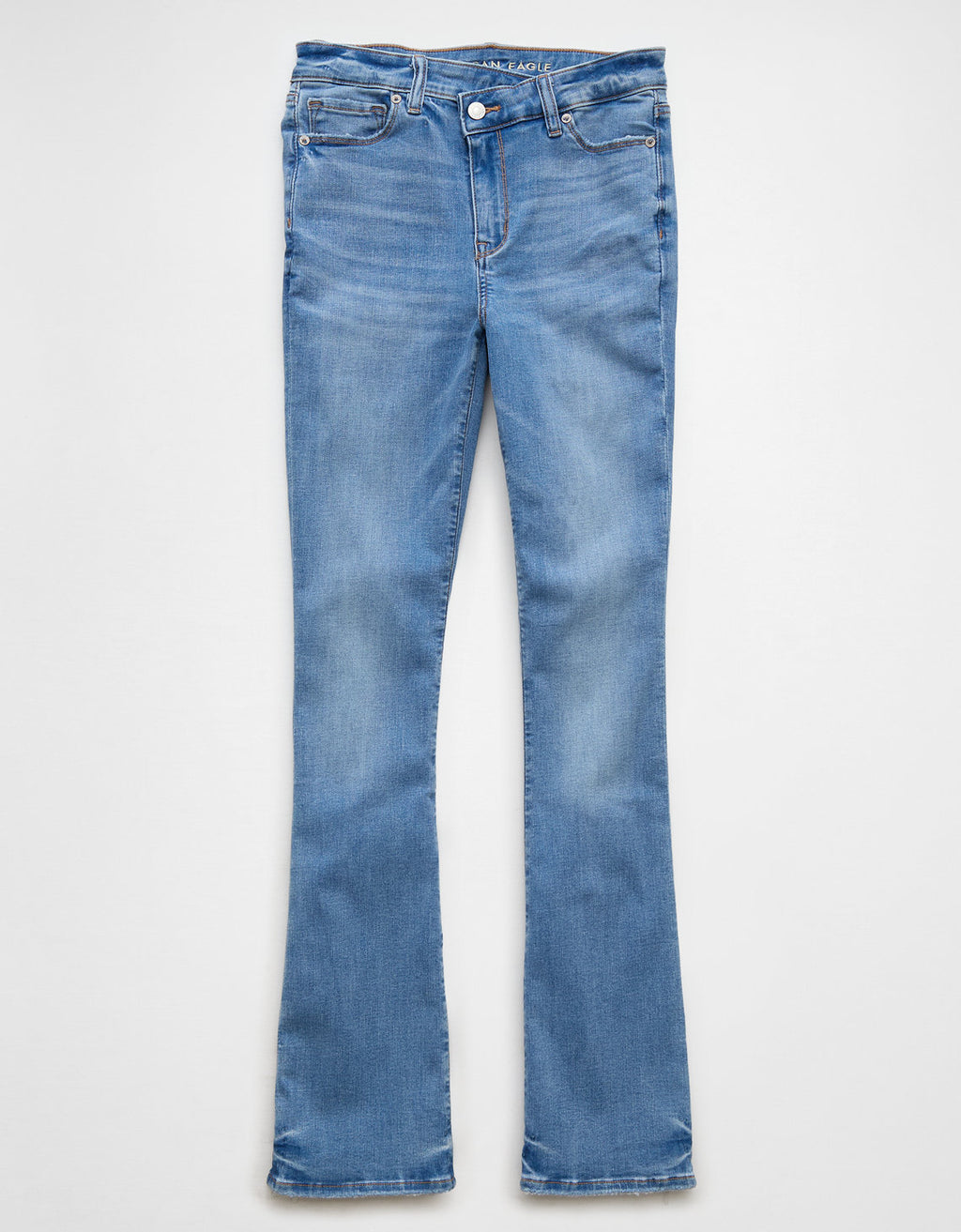 Jean Skinny Kick de Talle Alto Mujer AE - Azul 0434_5276_938_f