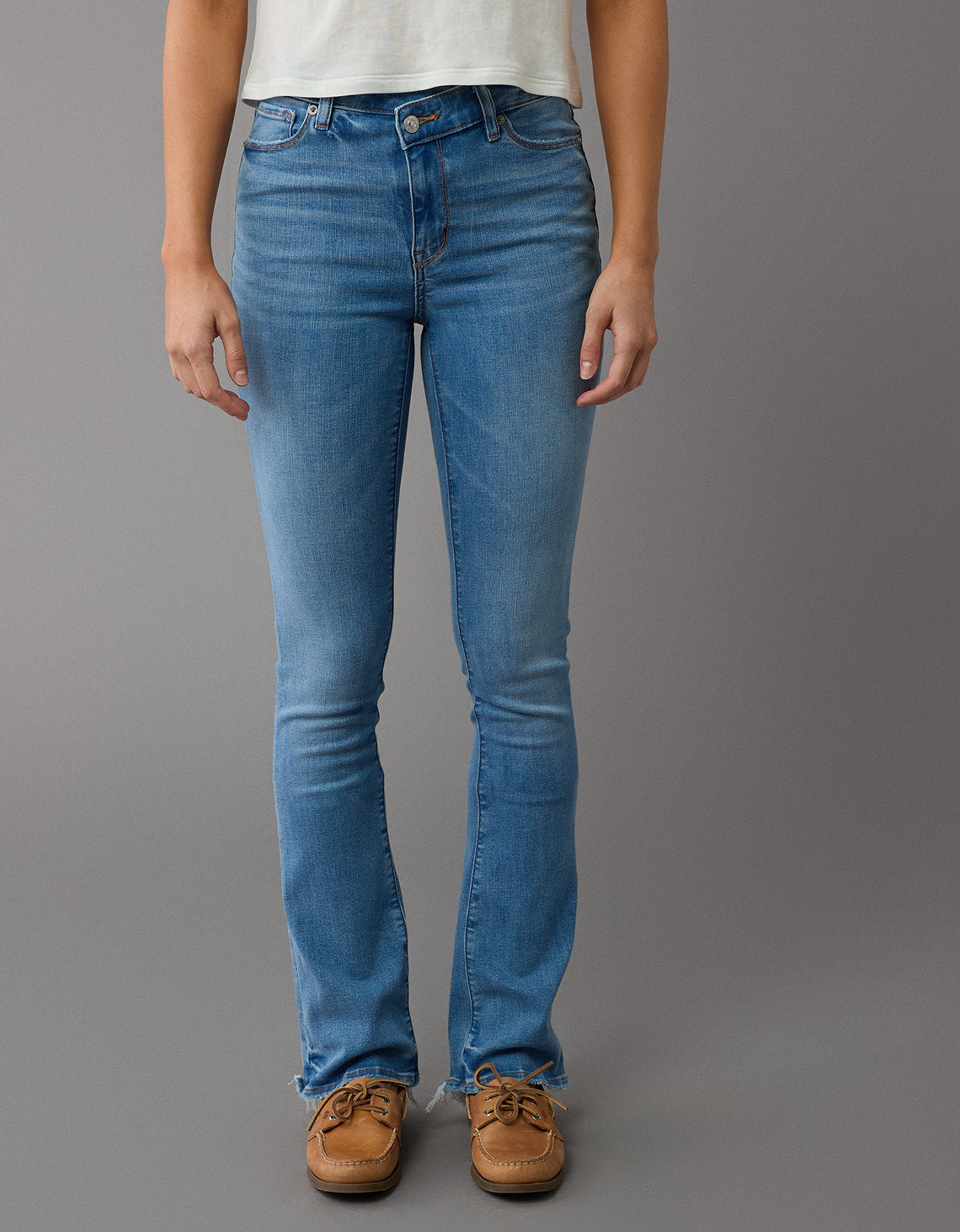 Jean Skinny Kick de Talle Alto Mujer AE - Azul 0434_5276_938_of
