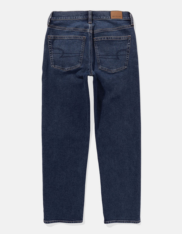 Jean straight de tiro alto de mujer AE - Generico