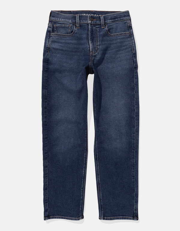 Jean straight de tiro alto de mujer AE - Generico