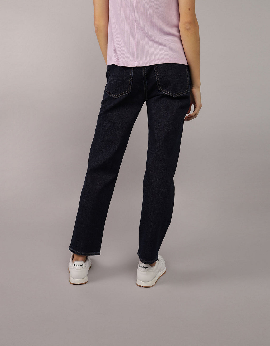 Jean straight de tiro alto de mujer AE - Generico 0435_5508_852_ob