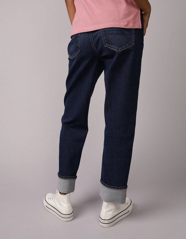 Jean Straight Ankle de Tiro Alto Ae - Generico