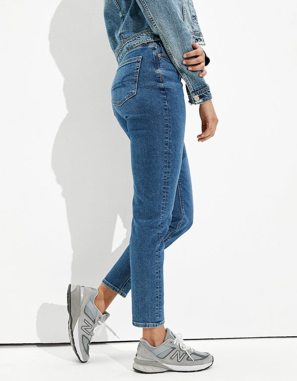 Ae Stretch mom Jean - Azul