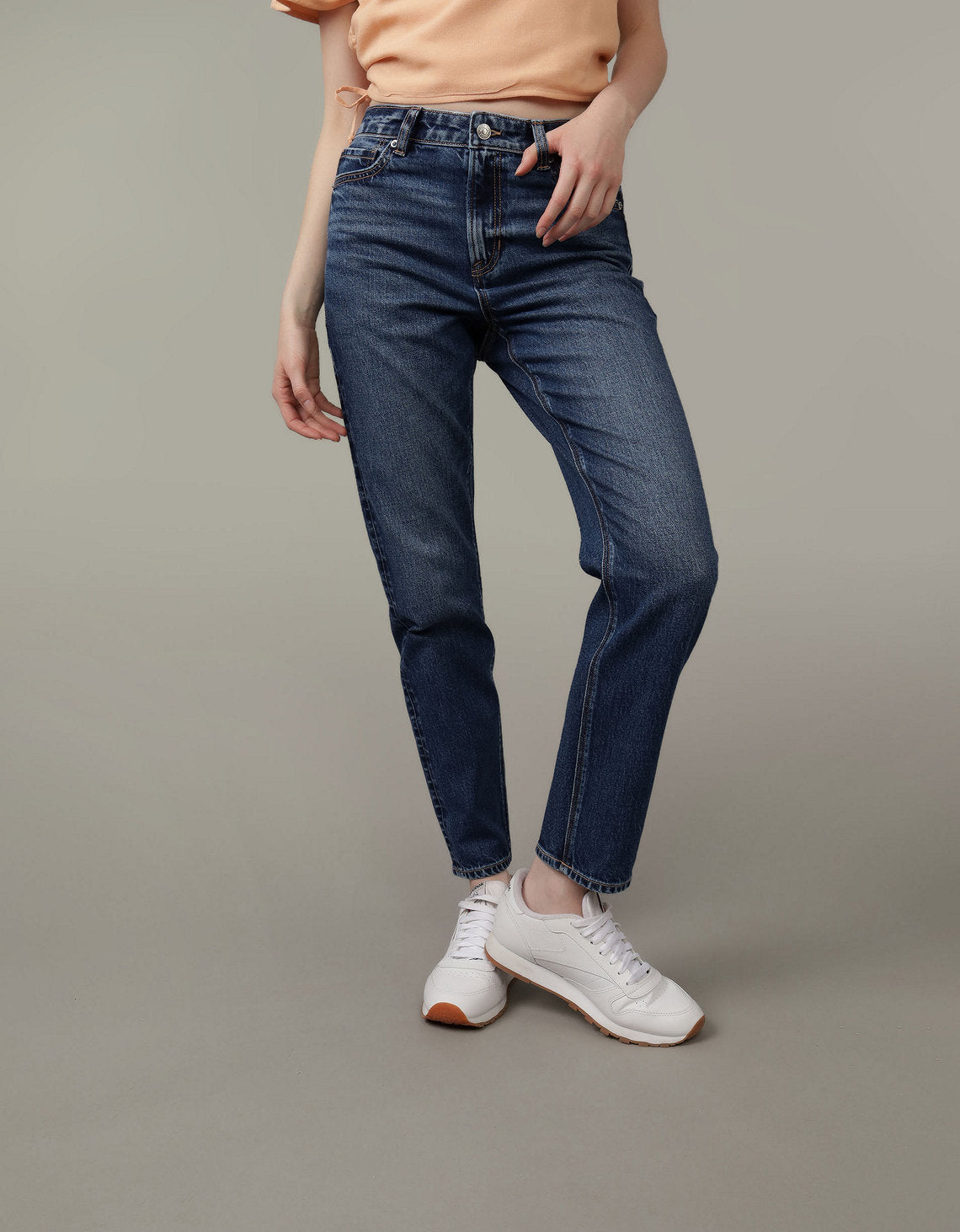 Jeans AE mom fit elásticos de Mujer - Generico 0436_5119_979_of