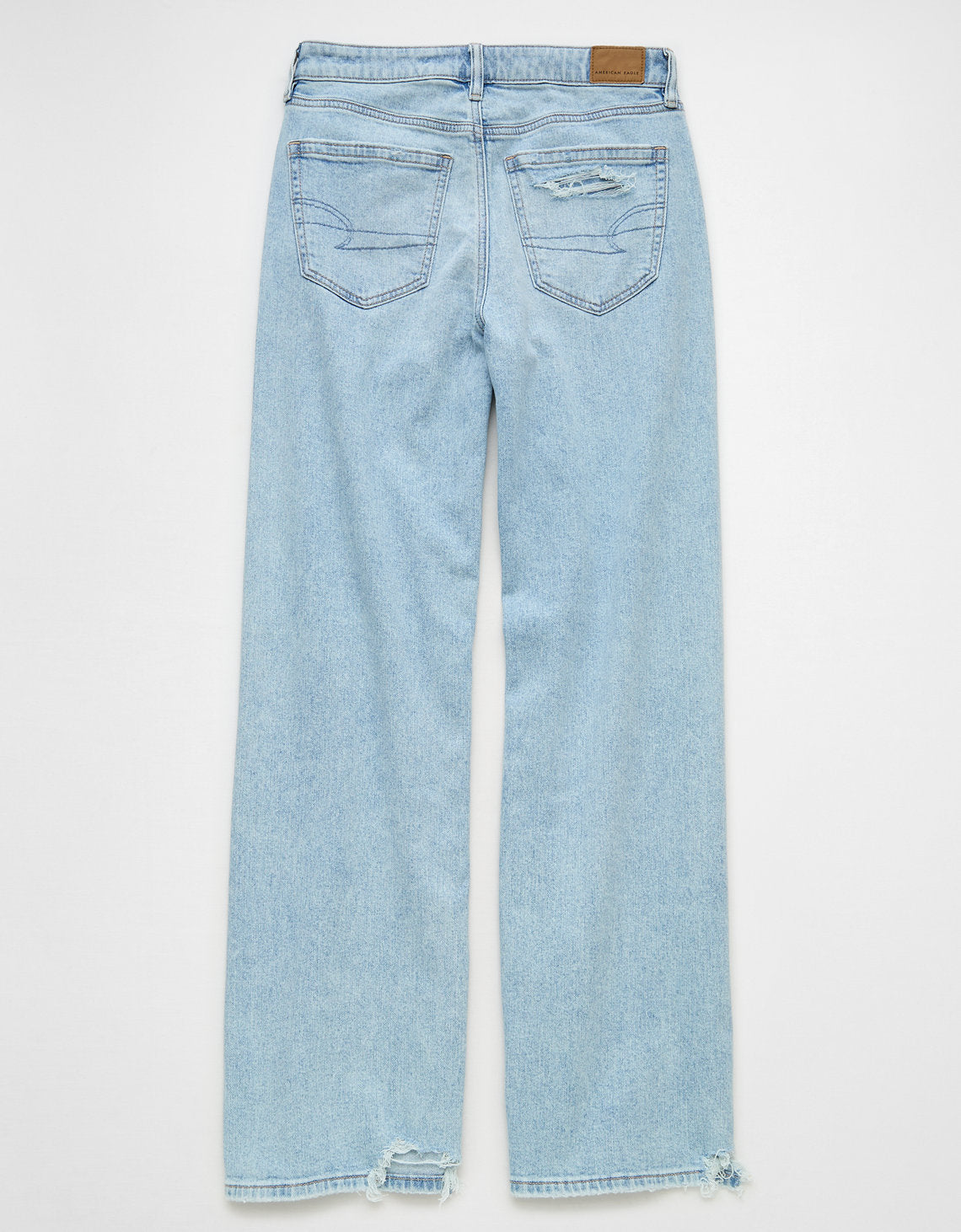 Jean Baggy Holgado y Talle Alto Mujer AE - Azul 0437_5343_452_b