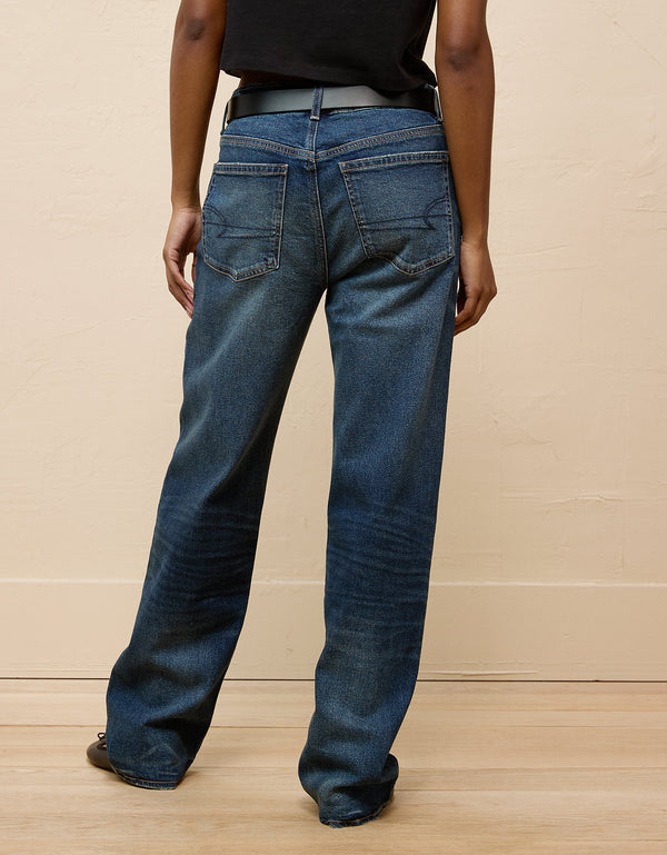 Jean ex-boyfriend de tiro bajo de mujer AE - Azul