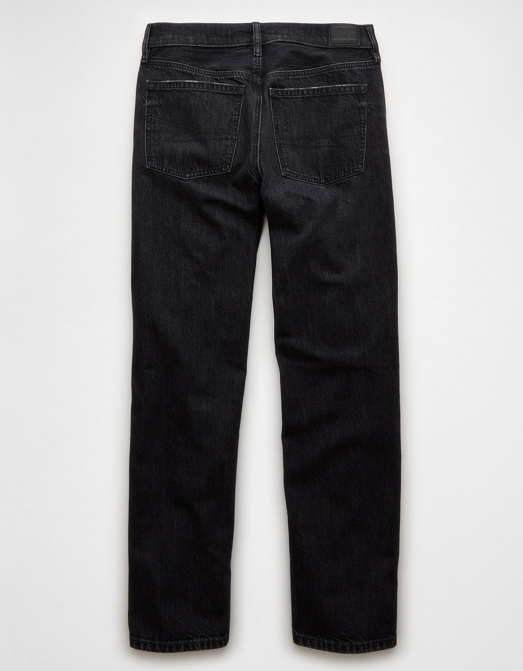 Jean Baggy Straight de Tiro Bajo Ae - Negro 0437_5629_045_b