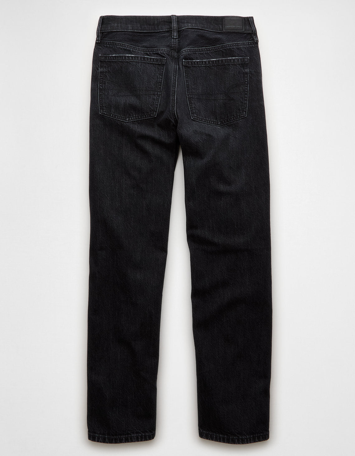 Jean Baggy Straight de Tiro Bajo Ae - Negro 0437_5629_045_b
