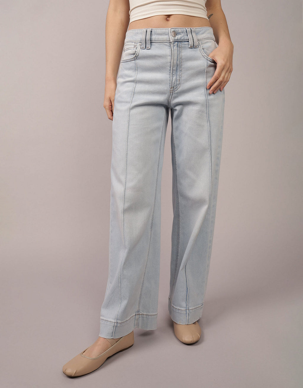Jeans anchos de pierna ancha súper talle alto y elástico de AE con caída soñadora - Generico 0437_5649_432_of