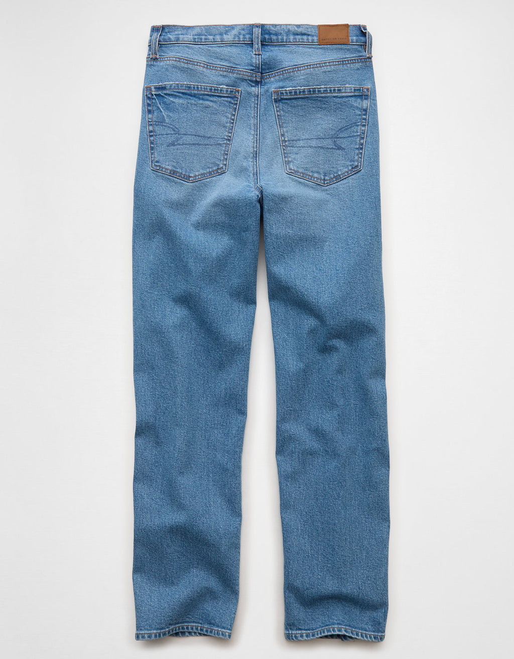 Jean Baggy Straight con Tiro Alto Ae - Azul 0437_5698_956_b