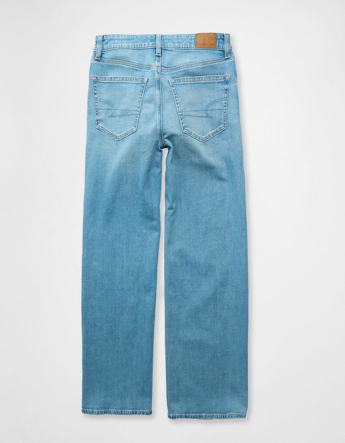 Jean baggy de pierna ancha y cintura baja Ae Stretch - Azul 0437_5758_957_b