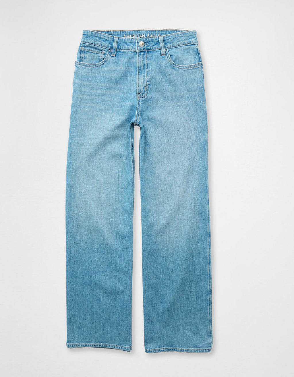Jean baggy de pierna ancha y cintura baja Ae Stretch - Azul 0437_5758_957_f