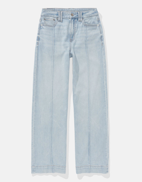Jean Baggy Wide-Leg de Tiro Alto Ae - Generico