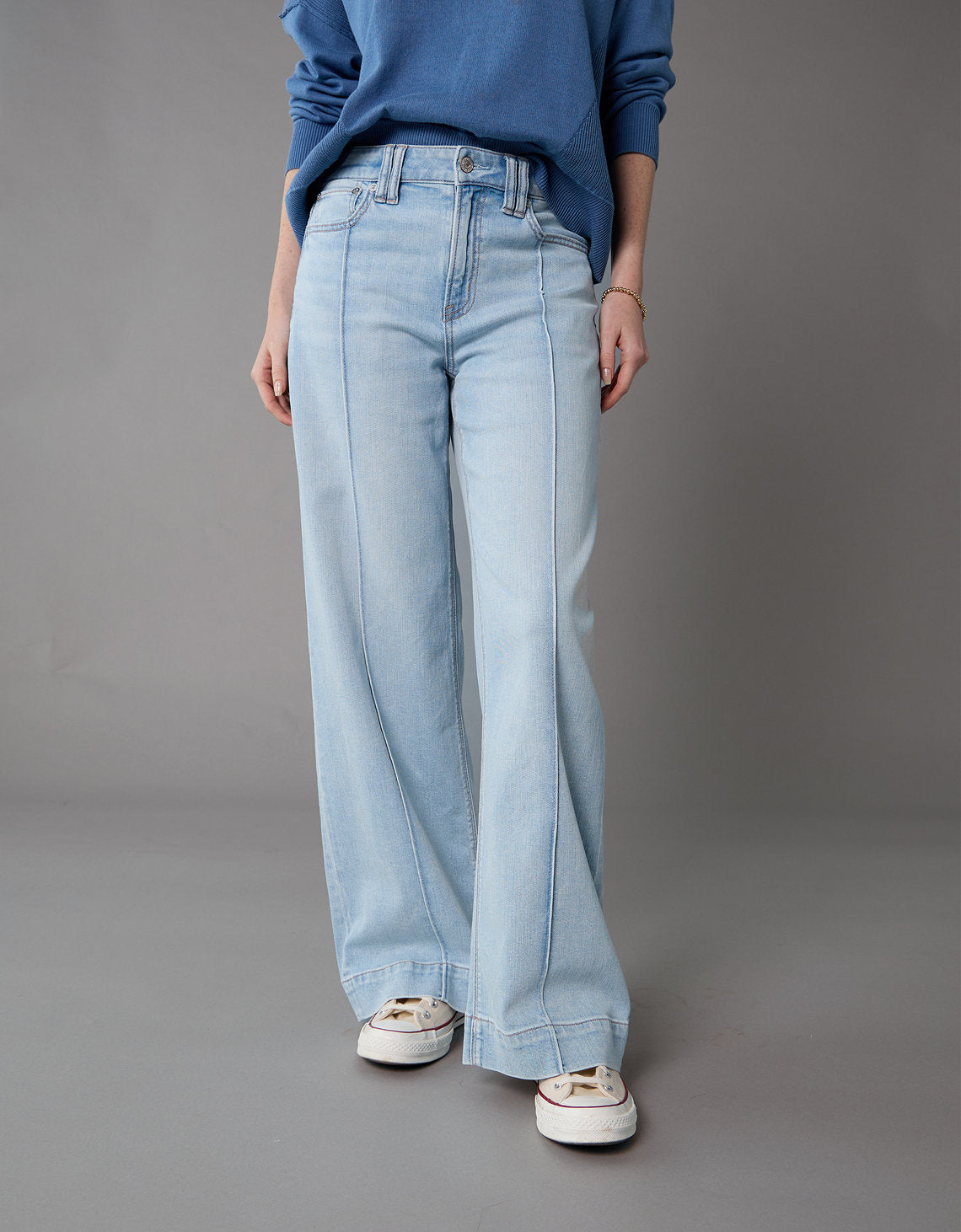 Jean Baggy Wide-Leg de Tiro Alto Ae - Generico 0437_5887_432_of