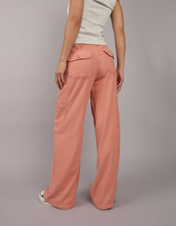 Pantalón Ae Wide Leg cargo - Rosa