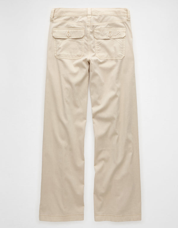 Pantalón ancho de tiro bajo y pierna ancha Ae Stretch - Generico