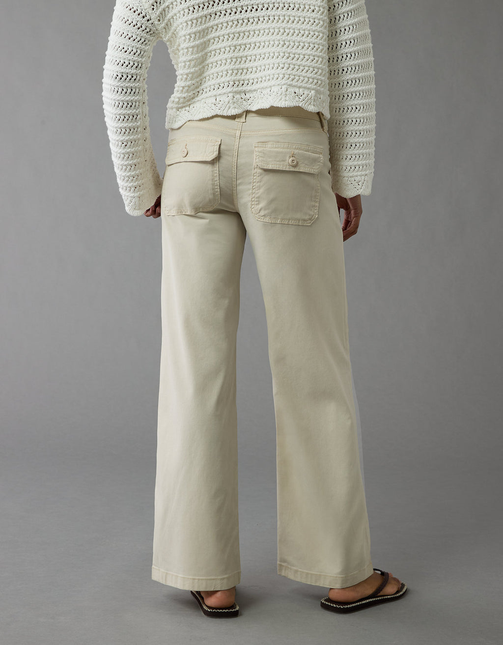 Pantalón ancho de tiro bajo y pierna ancha Ae Stretch - Generico 0461_5431_161_ob