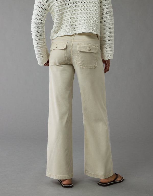 Pantalón ancho de tiro bajo y pierna ancha Ae Stretch - Generico