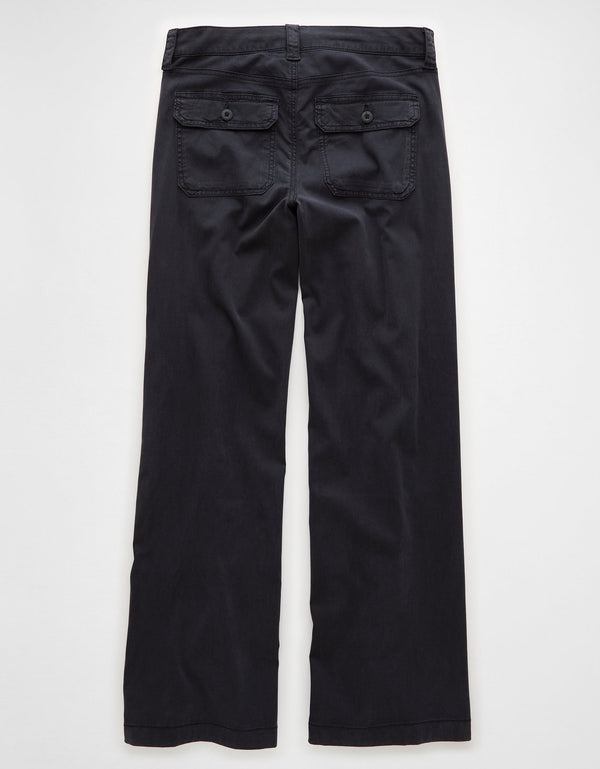 Pantalón ancho de tiro bajo y pierna ancha Ae Stretch - Generico