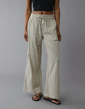 Pantalón de Rayas de Mujer Ae - Negro 0461_5454_032_of