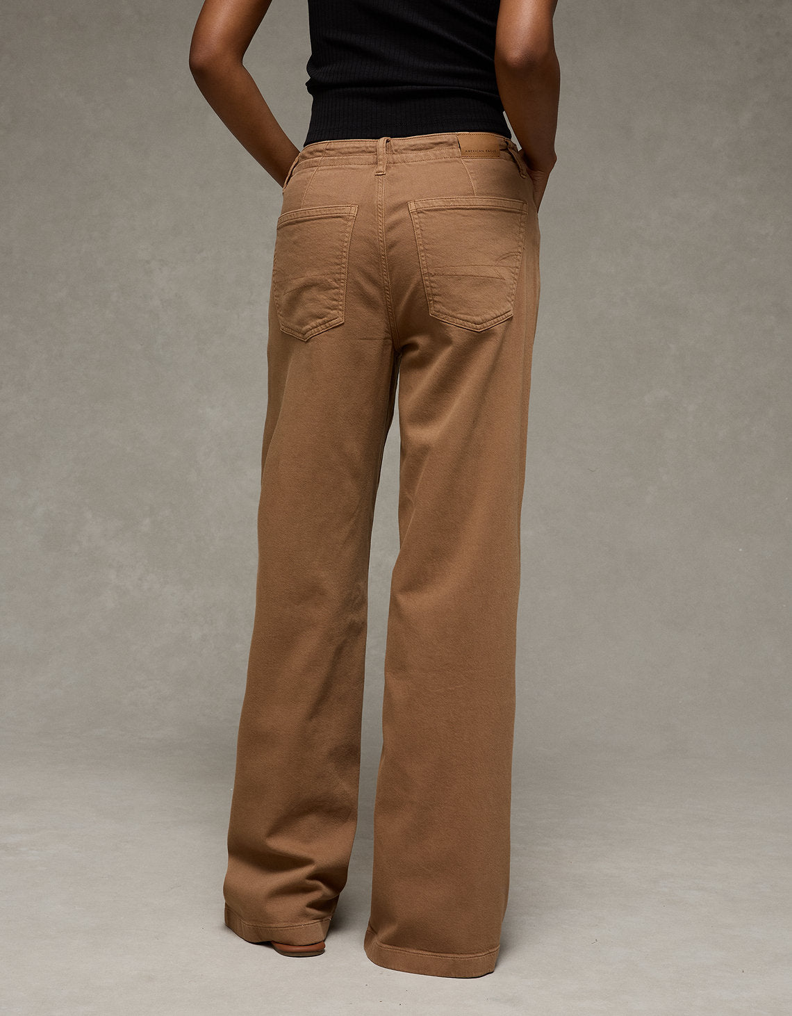 Pantalón Wide-Leg de Tiro Bajo Ae - Generico 0461_5530_261_ob