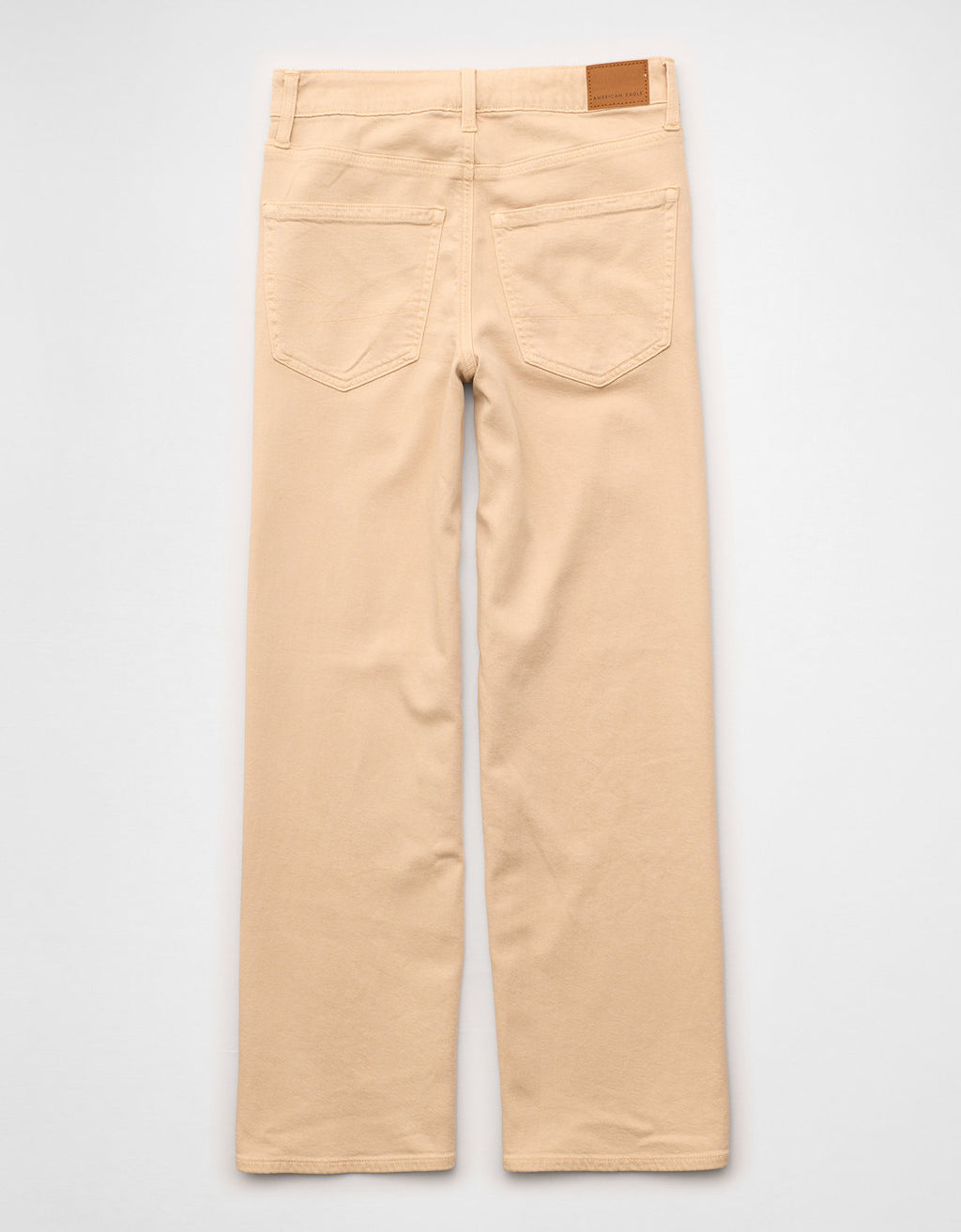 Pantalón de pierna ancha y super cintura alta Ae Stretch - Beige 0461_5745_141_b