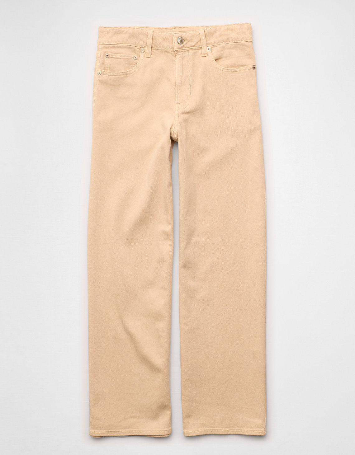 Pantalón de pierna ancha y super cintura alta Ae Stretch - Beige 0461_5745_141_f