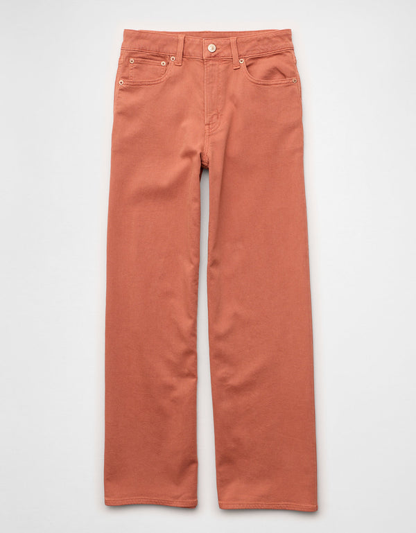 Pantalón de pierna ancha y super cintura alta Ae Stretch - Generico