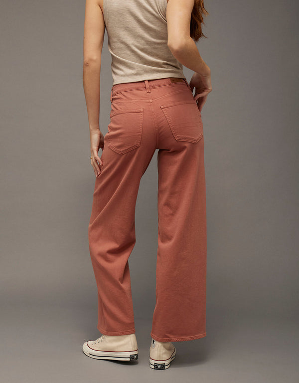 Pantalón de pierna ancha y super cintura alta Ae Stretch - Generico