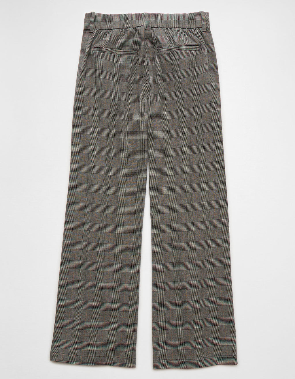Pantalón con Stretch con patrón de cuadros Mujer AE - Café 0462_5281_026_b