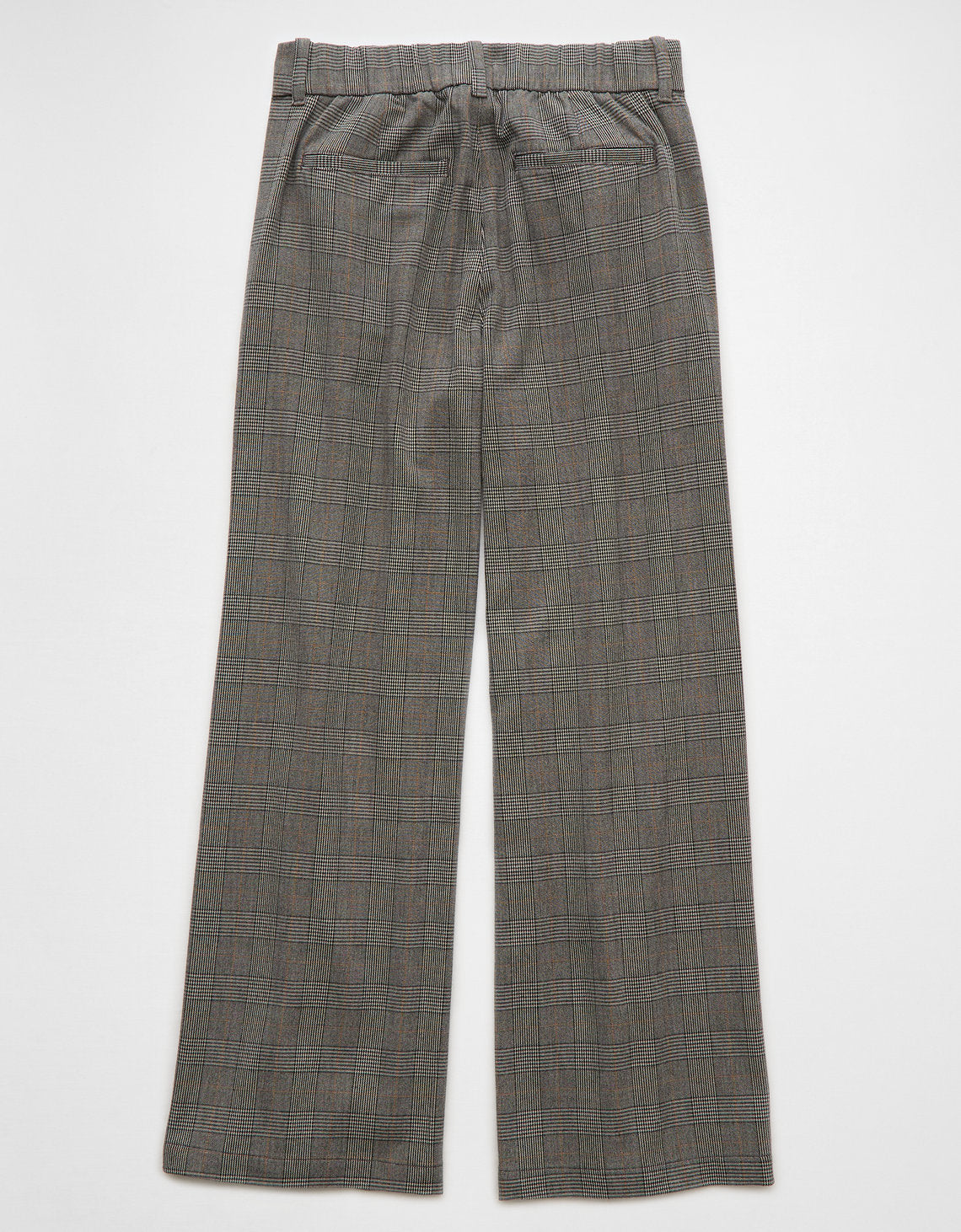 Pantalón con Stretch con patrón de cuadros Mujer AE - Café 0462_5281_026_b