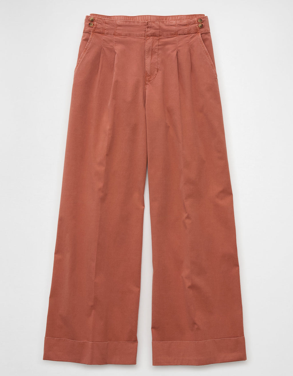 Ae Poplin Pantalón de Vestir - Rojo 0462_5451_608_f