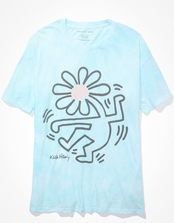 Polera AE Manga corta con gráfico en dip-dye - Multicolor