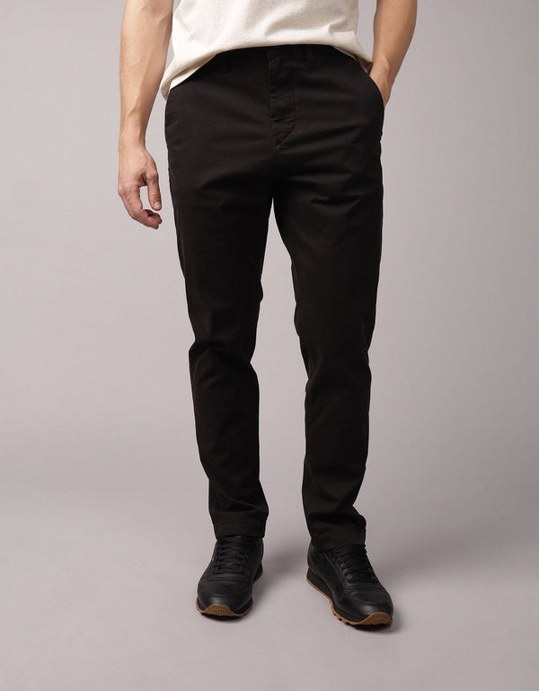 Pantalón Chino Slim Lived-In Ae - Negro