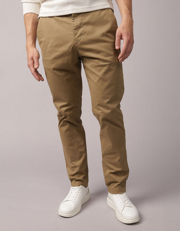 Pantalón Chino Slim Lived-In Ae - Caqui