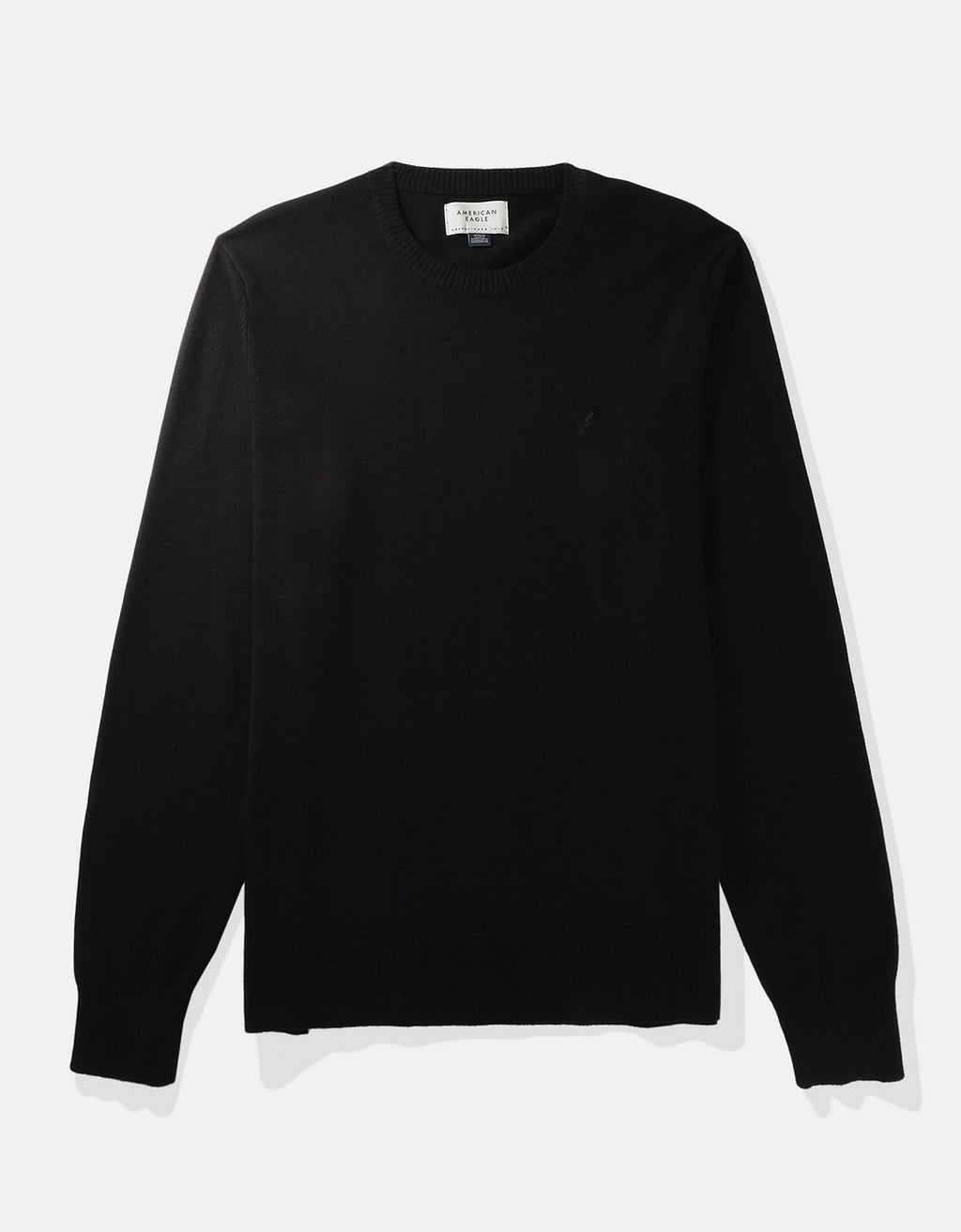 Polera cuello redondo Manga Larga Hombre AE - Negro 1142_1931_001_f