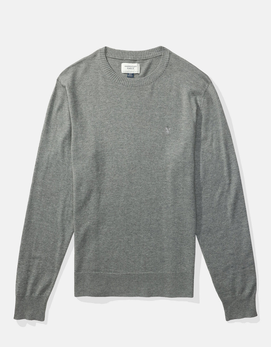 Polera cuello redondo Manga Larga Hombre AE - Gris 1142_1931_030_f
