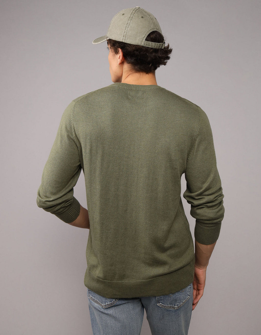 Polera cuello redondo Manga Larga Hombre AE - Generico 1142_1931_348_ob