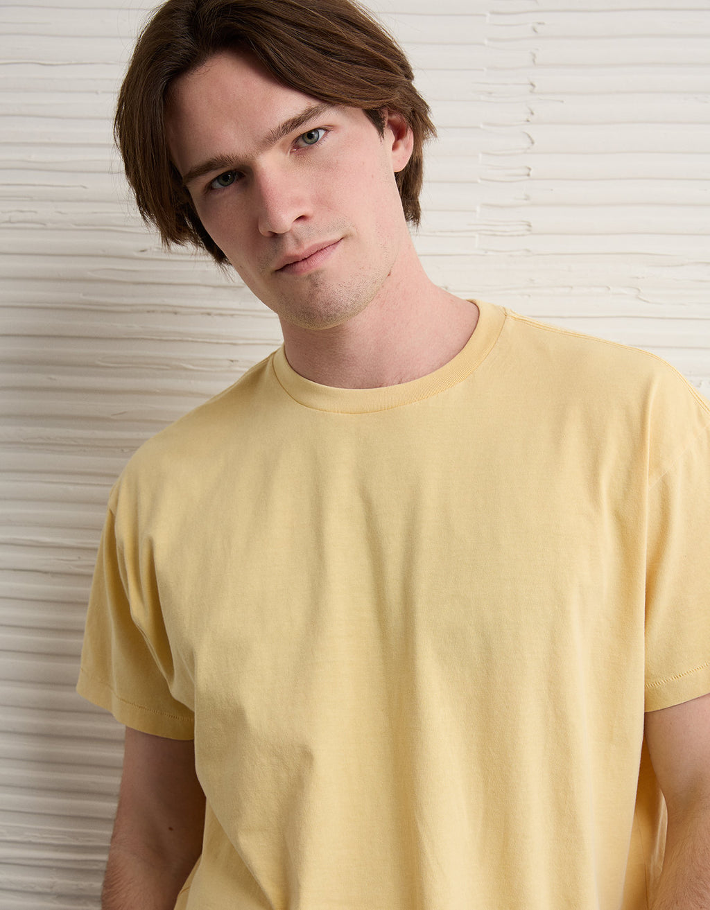 Camiseta ajustada desgastada Ae. - Amarillo 1162_4972_700_of