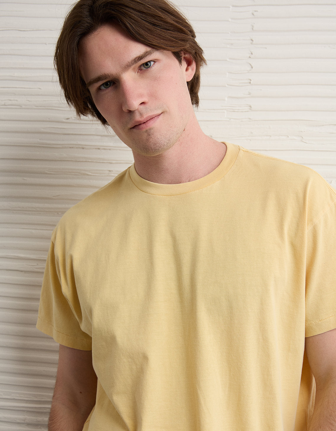 Camiseta ajustada desgastada Ae. - Amarillo 1162_4972_700_of